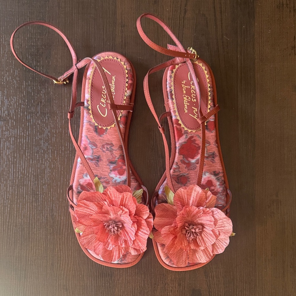 Circus by Sam Edelman Olana Flower Sandals Merlot Floral Strap